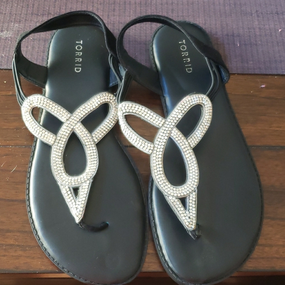 Torrid rhinestone sandals